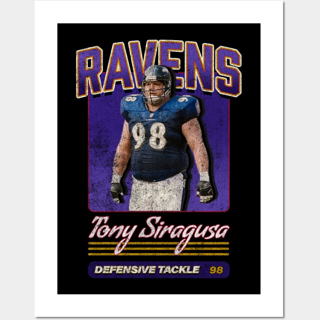 Tony Siragusa Wall Art by KC Designs